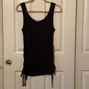 Tank top with ties on the side